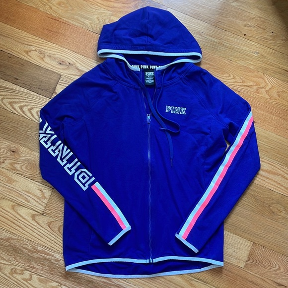 PINK Victoria's Secret Tops - Victoria’s Secret pink zip up jacket